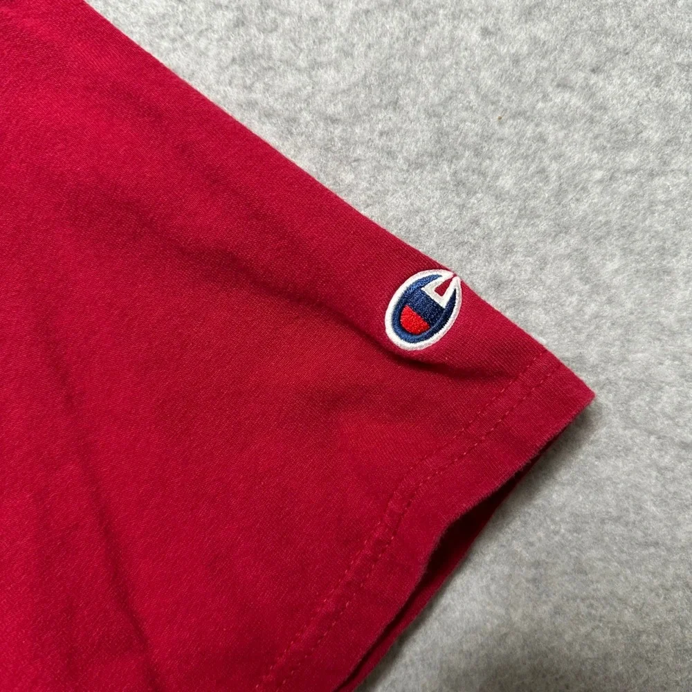 Arkansas Razorbacks Omahogs 2012 College World Series Red Champion Shirt Mens M - Picture 8 of 9